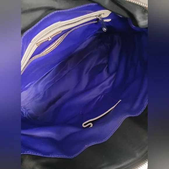 Henri Bendel Jetsetter Black Nylon/ Leather Backpack - Picture 11 of 11